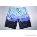 MATCHA LIFE Men's Quick Dry Swimming Trunks Mens Beach Shorts Without Mesh Lining Blue-black B07ML4F2CQ